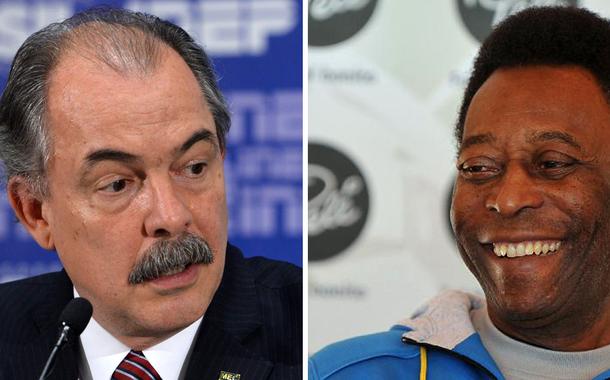 Alozio Mercadante e Pelé