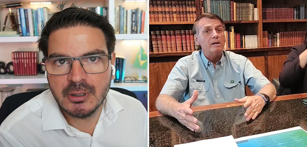 Rodrigo Constantino e Jair Bolsonaro