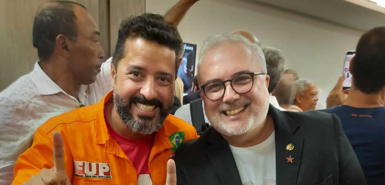 Deyvid Bacelar e Jean Paul Prates