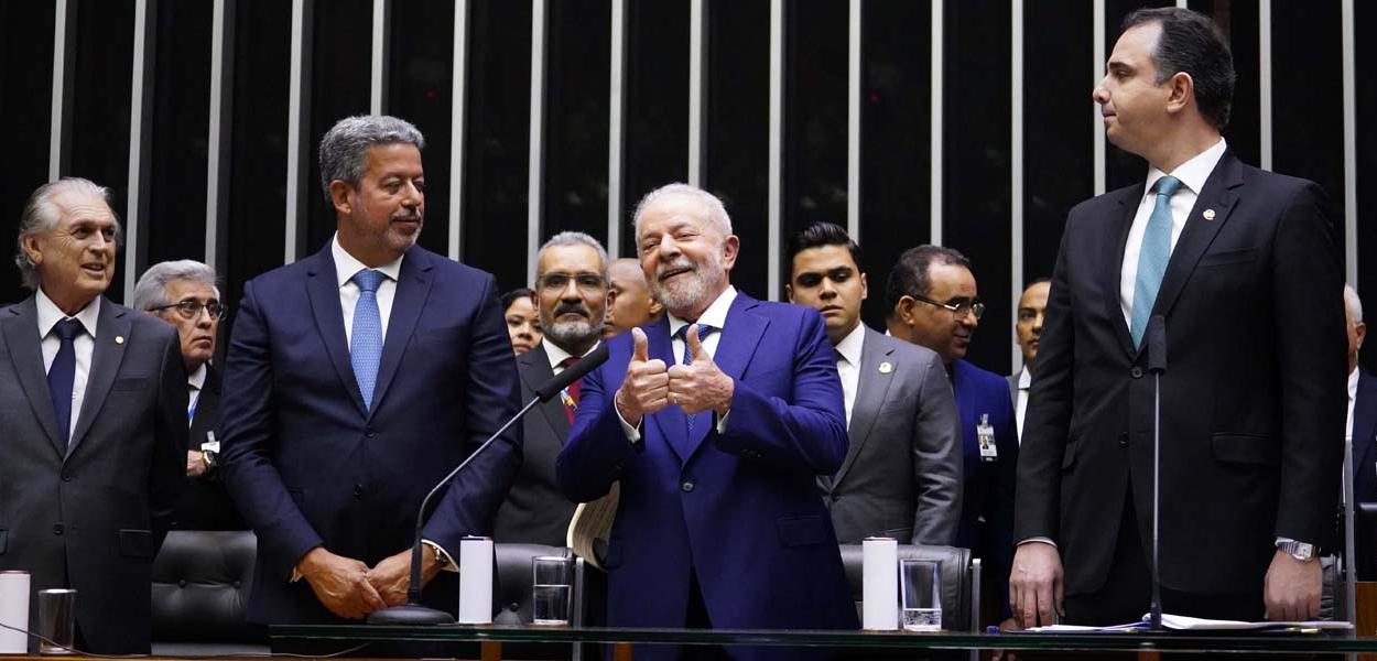 Arthur Lira, Luiz Inácio Lula da Silva e Rodrigo Pacheco