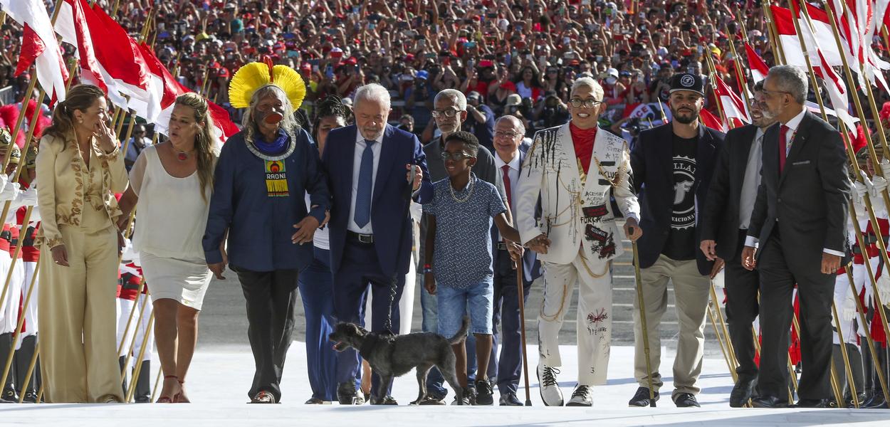 Cerimônia de posse do presidente da República, Luiz Inácio Lula da Silva no Palácio do Planalto 