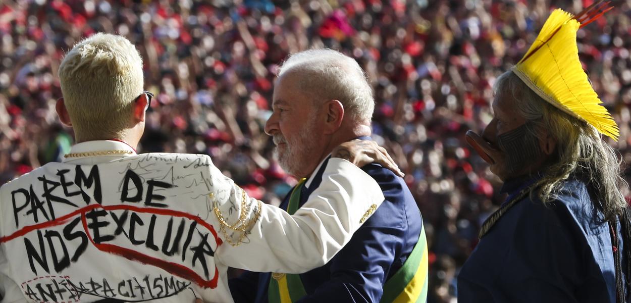 Cerimônia de posse do presidente da República, Luiz Inácio Lula da Silva no Palácio do Planalto 