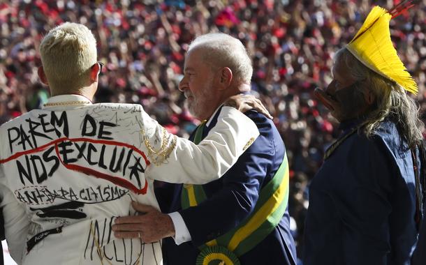 Cerimônia de posse do presidente da República, Luiz Inácio Lula da Silva no Palácio do Planalto 