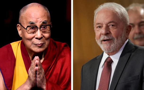 Dalai Lama e Luiz Inácio  Lula da Silva