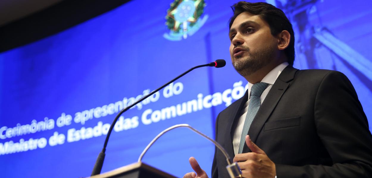 O ministro das Comunicações, Juscelino Filho