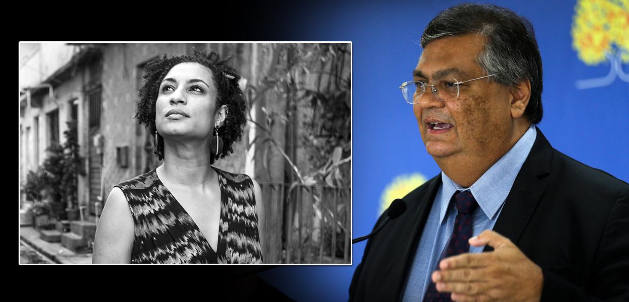 Marielle Franco e Flávio Dino