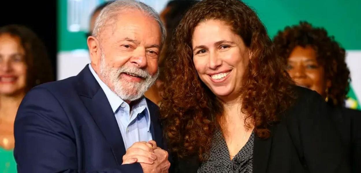 Luiz Inácio Lula da Silva e Esther Dweck