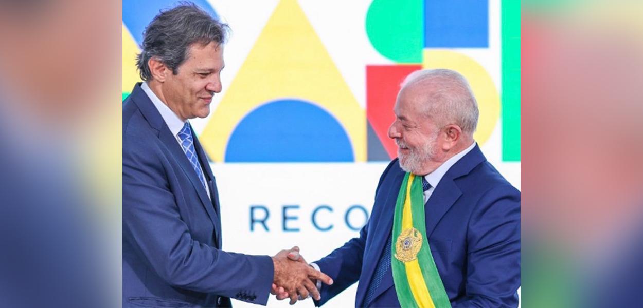 Lula e Fernando Haddad