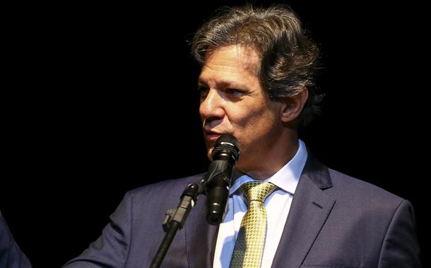 O ministro da Fazenda, Fernando Haddad