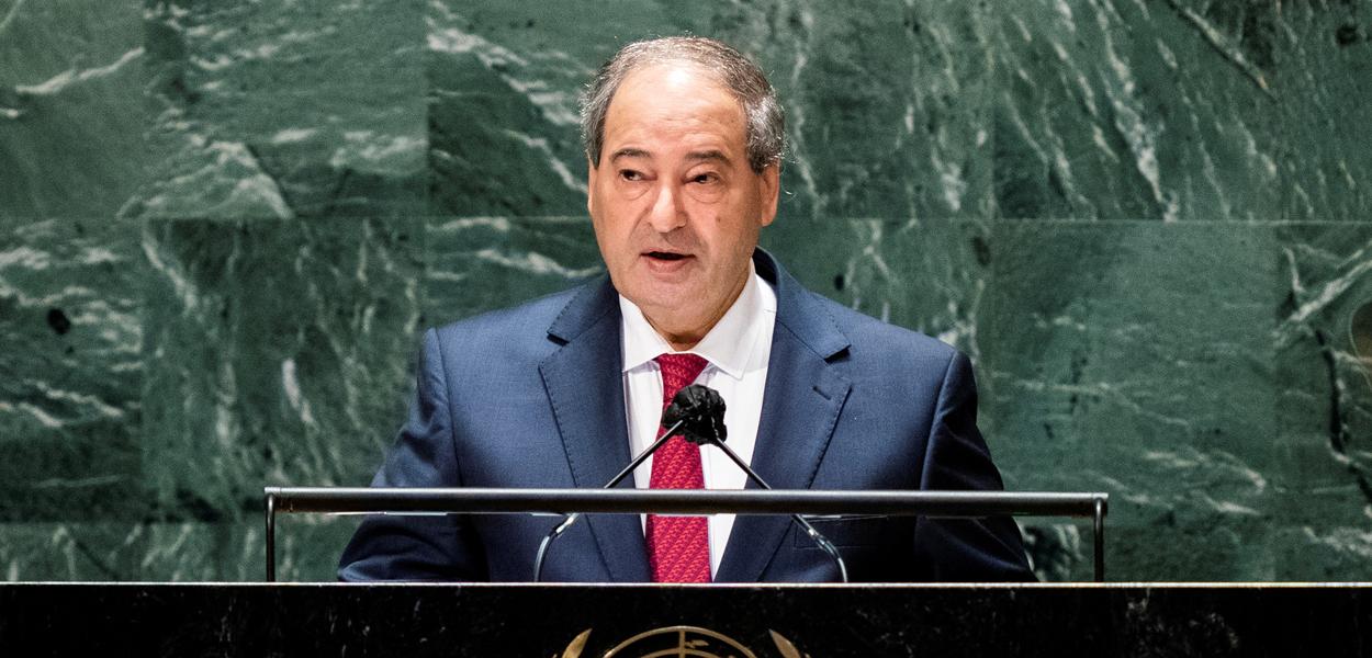 Faisal Al-Mekdad, chanceler sírio