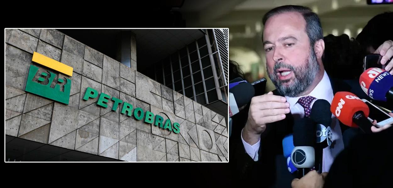 Fachada da Petrobrás em sua sede no Rio | O ministro de Minas e Energia, Alexandre Silveira