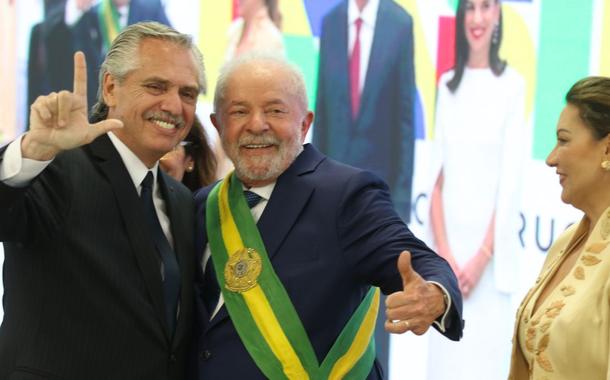 Alberto Fernández, Lula e Janja