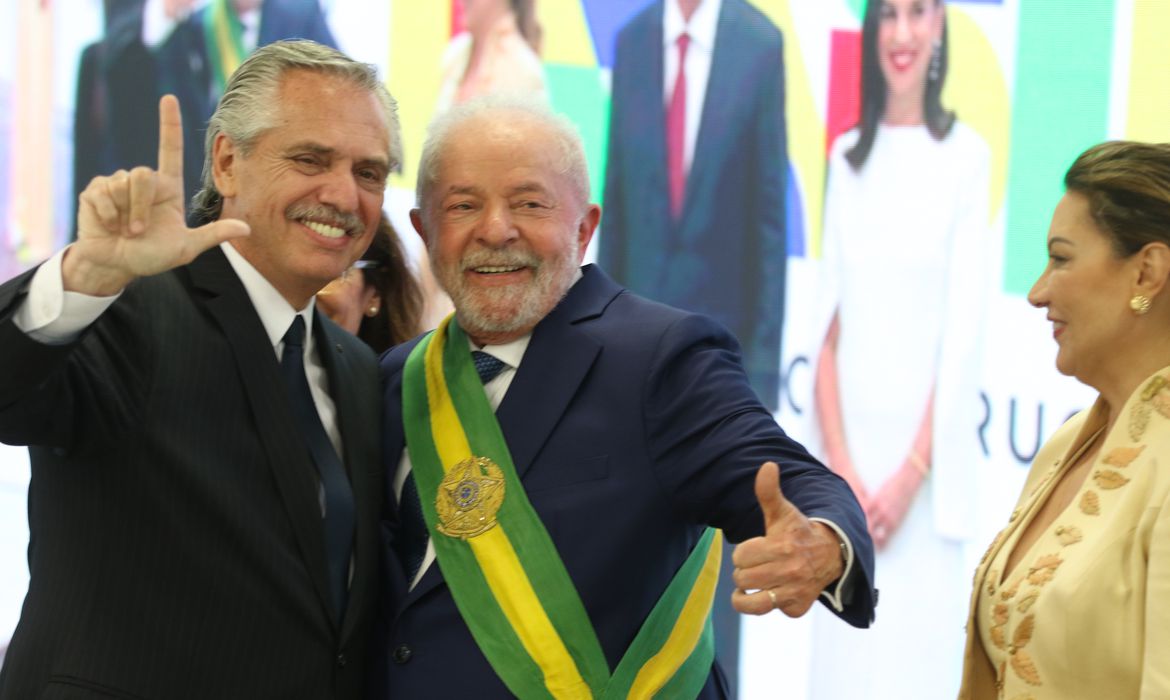 Alberto Fernández, Lula e Janja