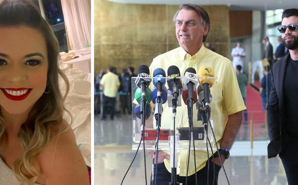 Virgínia Bandeira, Jair Bolsonaro e Gusttavo Lima