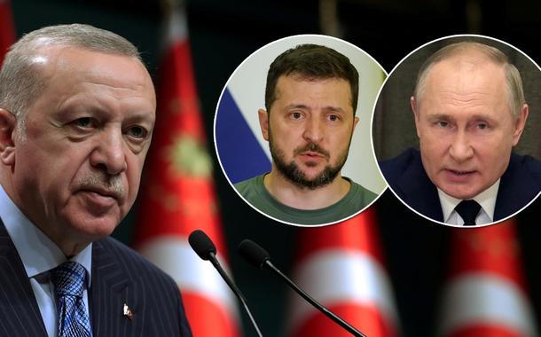 Erdogan, Zelensky, Putin