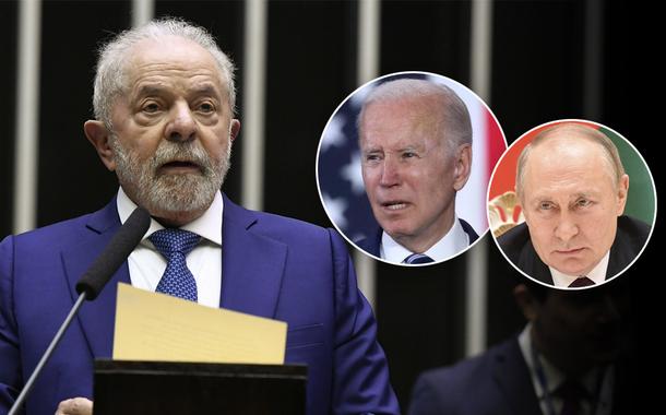 Lula, Joe Biden e Vladimir Putin