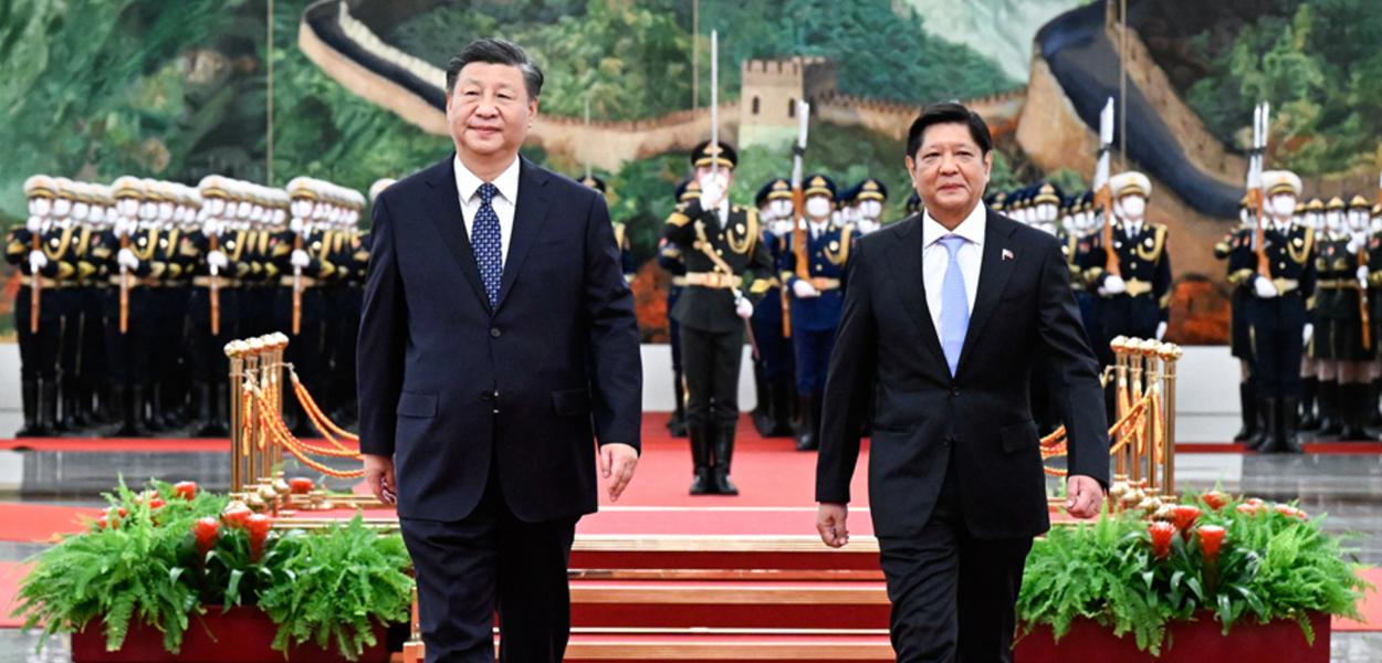 Presidentes Xi e Marcos