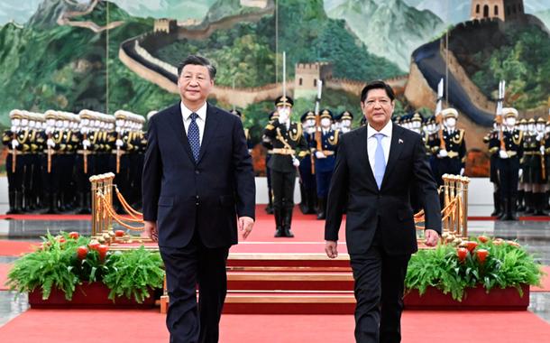 Presidentes Xi e Marcos