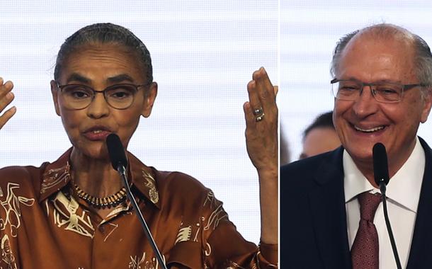 Marina Silva e Geraldo Alckmin