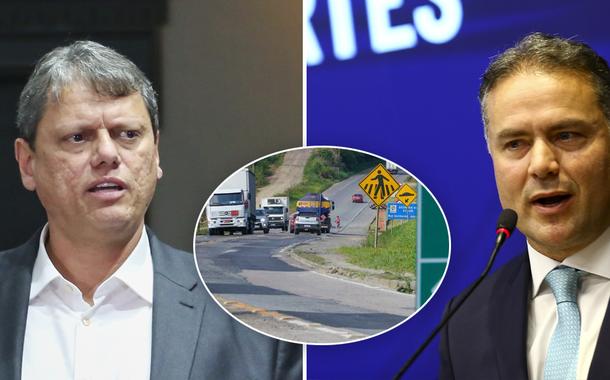 Tarcísio de Freitas e Renan Filho