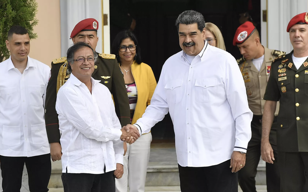 Gustavo Petro e Nicolas Maduro