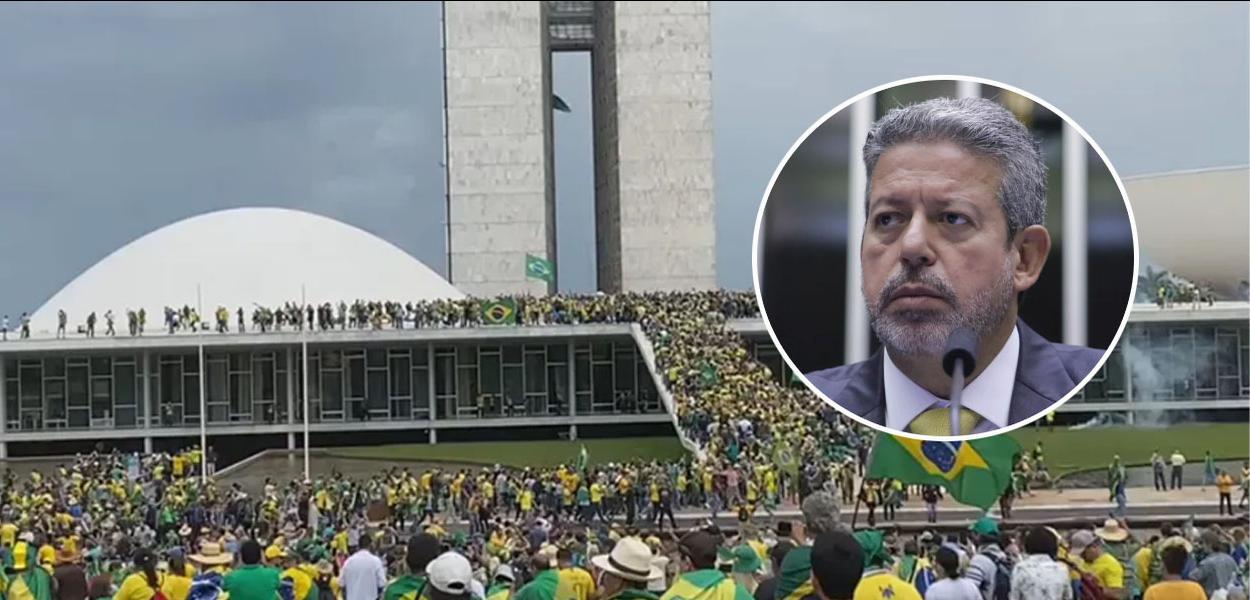 Terroristas bolsonaristas e Arthur Lira