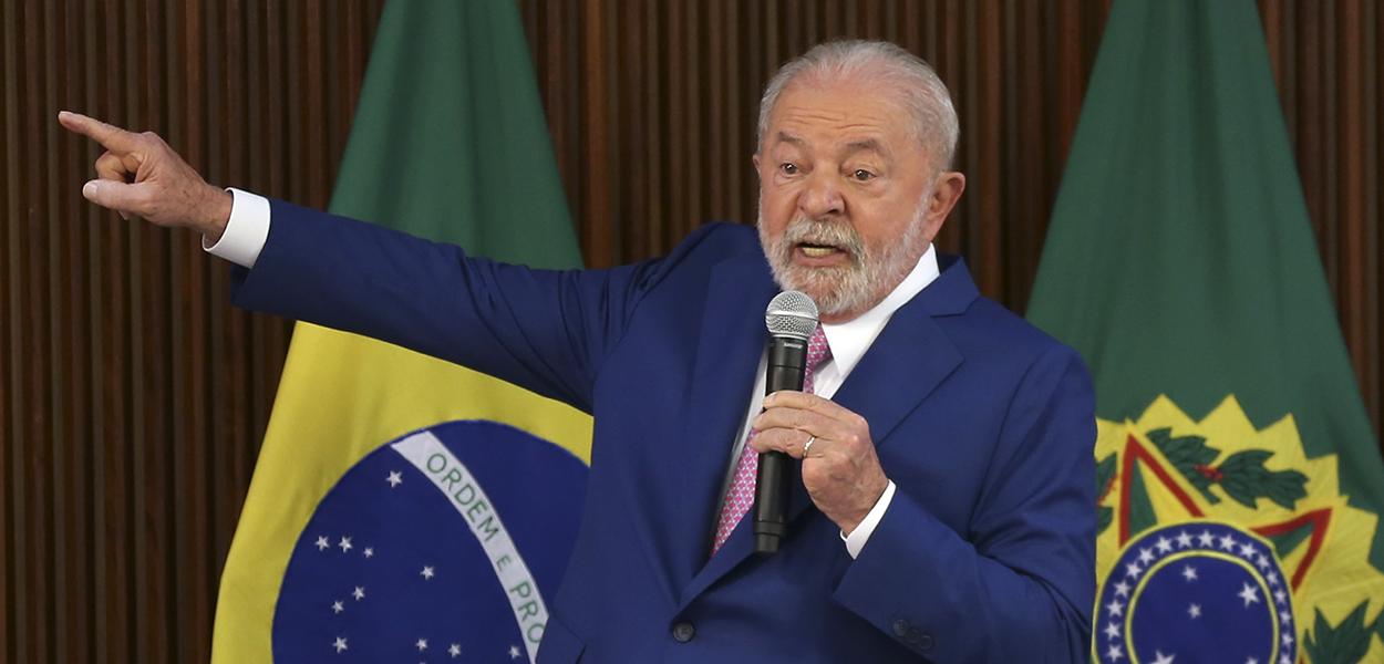 O presidente Luiz Inácio Lula da Silva