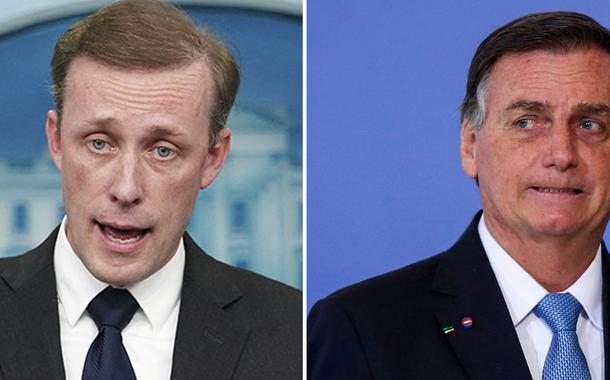 Jake Sullinvan e Jair Bolsonaro