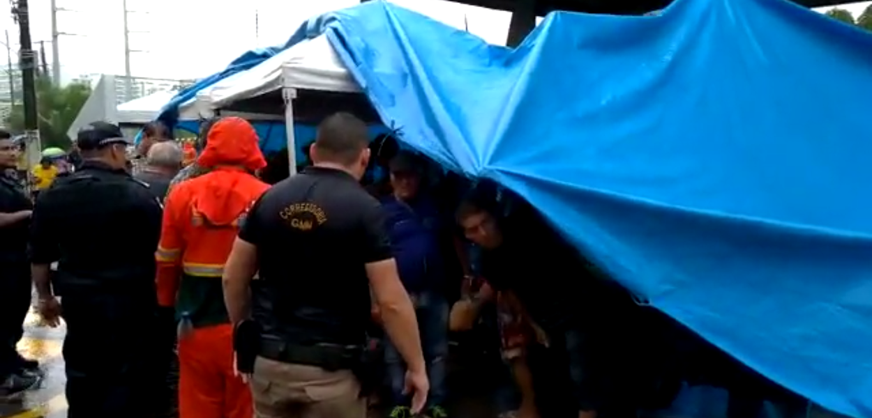 Desmobilização de acampamento bolsonarista no Comando da Amazônia