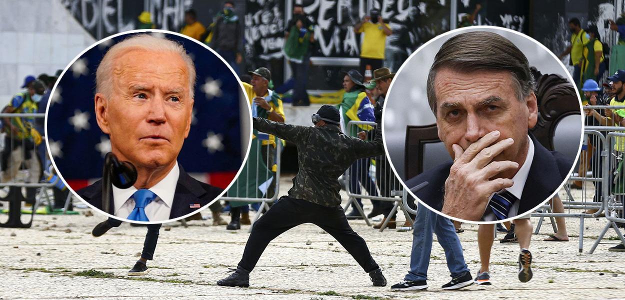 Joe Biden e Jair Bolsonaro