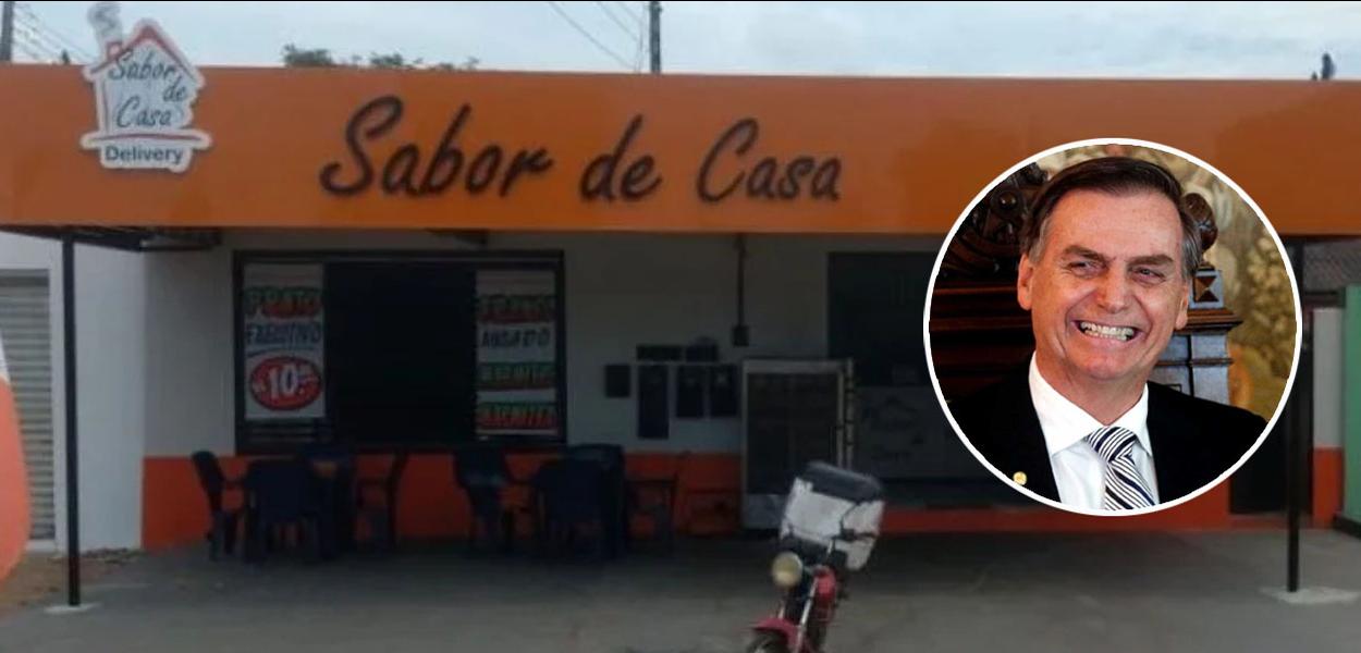 Restaurante Sabor de Casa e Jair Bolsonaro