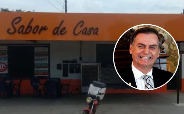 Restaurante Sabor de Casa e Jair Bolsonaro