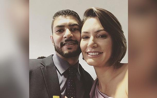 Diego Torres Dourado e Michelle Bolsonaro