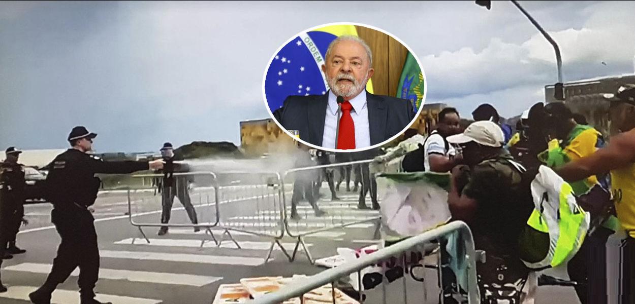 Lula e terroristas bolsonaristas