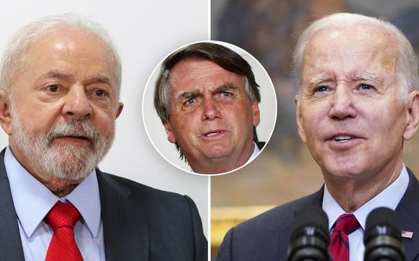 Lula, Jair Bolsonaro e Joe Biden