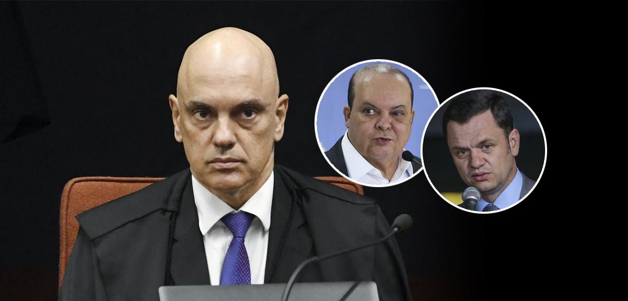 Alexandre de Moraes, Ibaneis Rocha e Anderson Torres