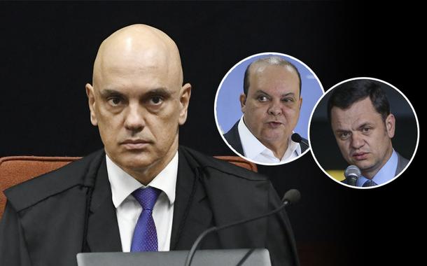 Alexandre de Moraes, Ibaneis Rocha e Anderson Torres