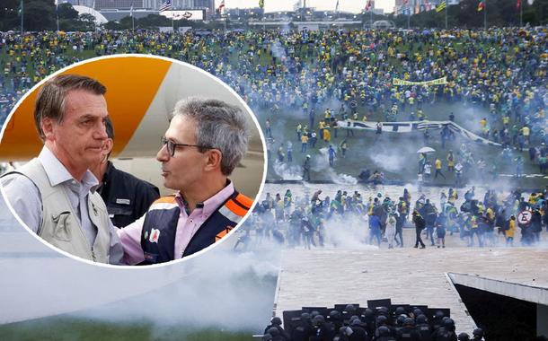 Jair Bolsonaro, Romeu Zema e terroristas bolsonaristas