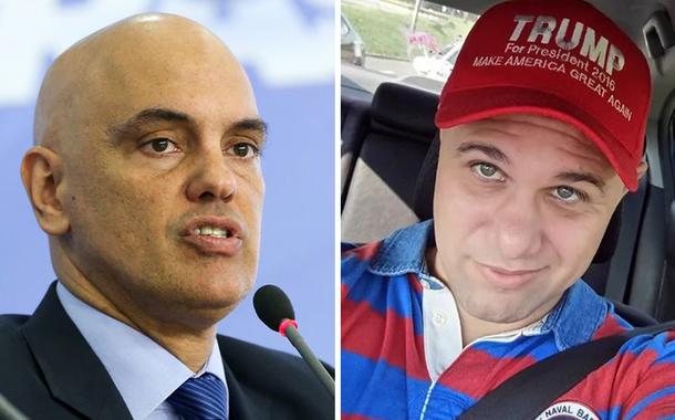 Alexandre de Moraes (à esq.) e Henrique Guilherme do Amaral Santos