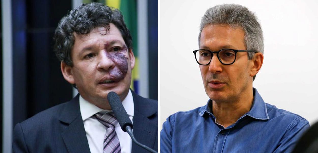 Reginaldo Lopes (à esq.) e Romeu Zema