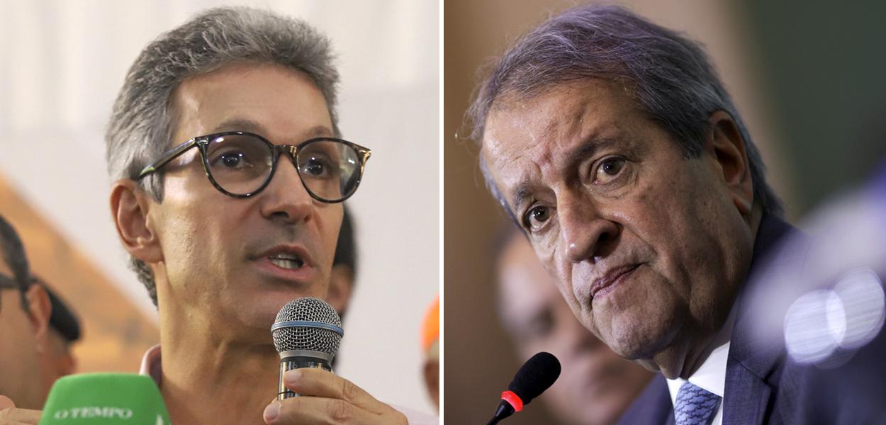 Romeu Zema e Valdemar Costa Neto
