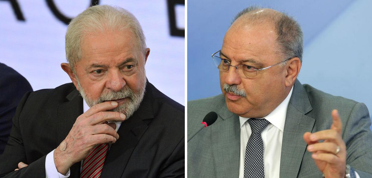 Luiz Inácio Lula da Silva (à esq.) e Sérgio Etchegoyen