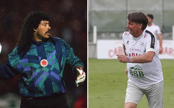 Higuita e Jair Bolsonaro