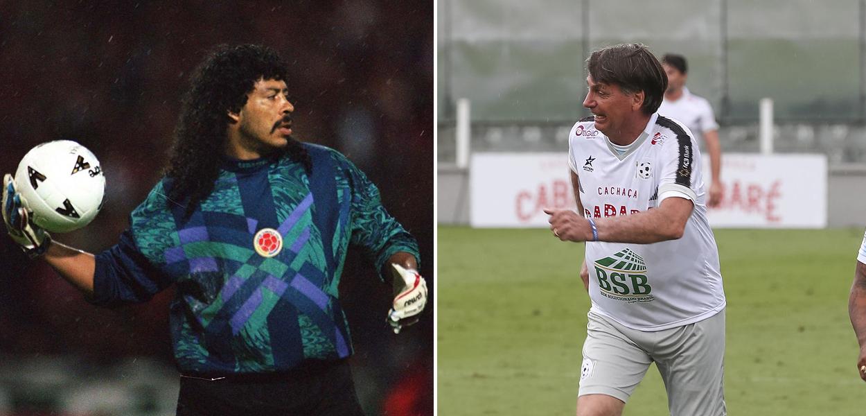 Higuita e Jair Bolsonaro