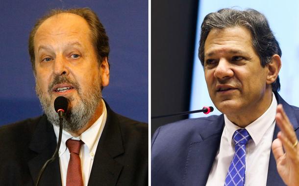 Eduardo Sanovicz (à esq.) e Fernando Haddad