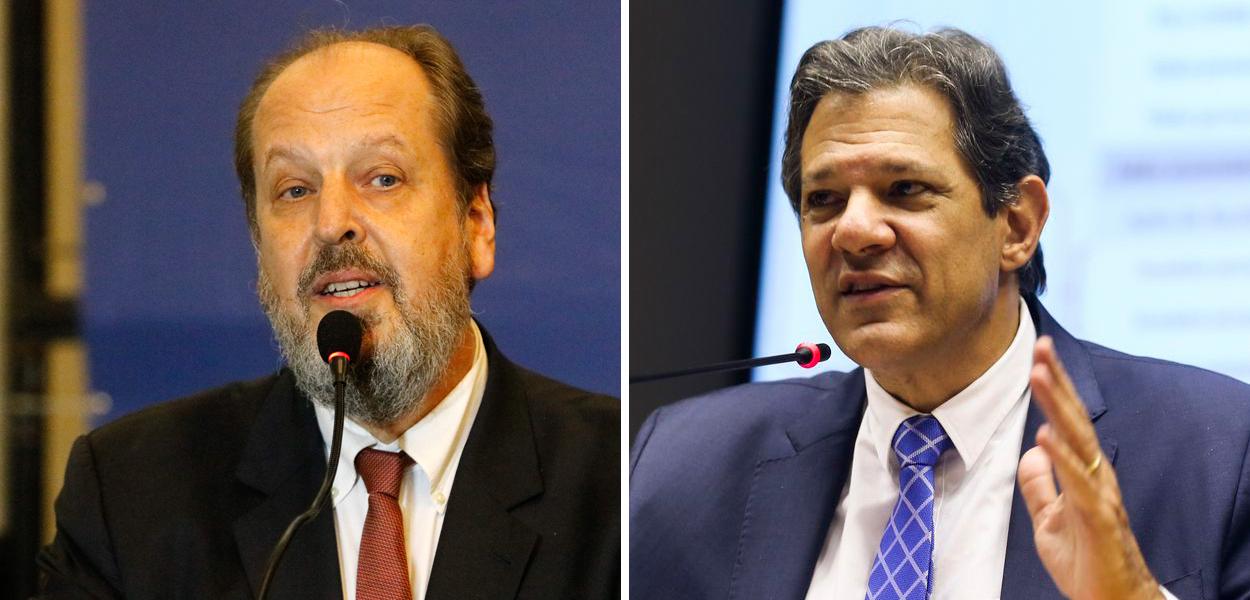 Eduardo Sanovicz (à esq.) e Fernando Haddad