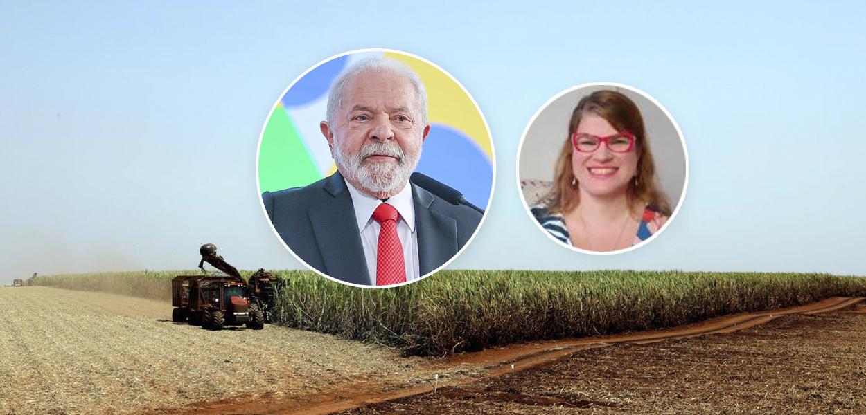 Luiz Inácio Lula da Silva e a engenheira Alena Torres Netto, professora de engenharia ambiental da Universidade do Estado do Rio de Janeiro (UERJ)