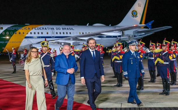 Presidente Luiz Inácio Lula da Silva desembarca na Argentina -  22.01.23