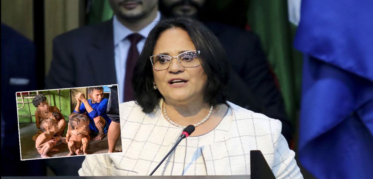 Índios ianomâmi desnutridos em Roraima e Damares Alves