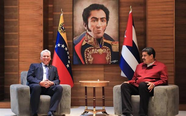 Presidentes Miguel Díaz-Canel e Nicolás Maduro